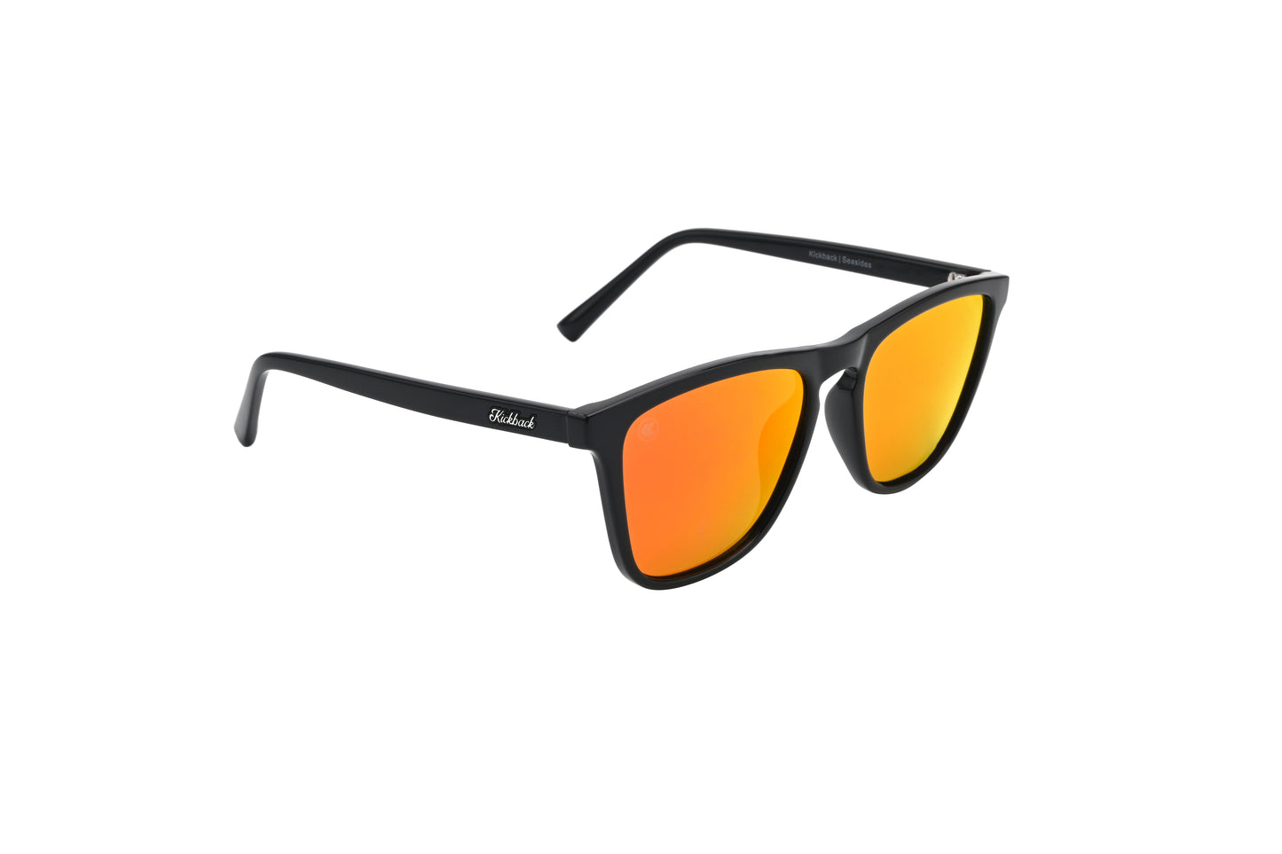 Seasides - Glossy black w/ orange revo